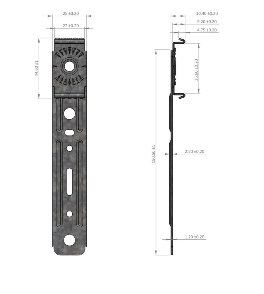 Profile 22 Optima Window Fixing Clips 150mm (Box of 250) - Image 4
