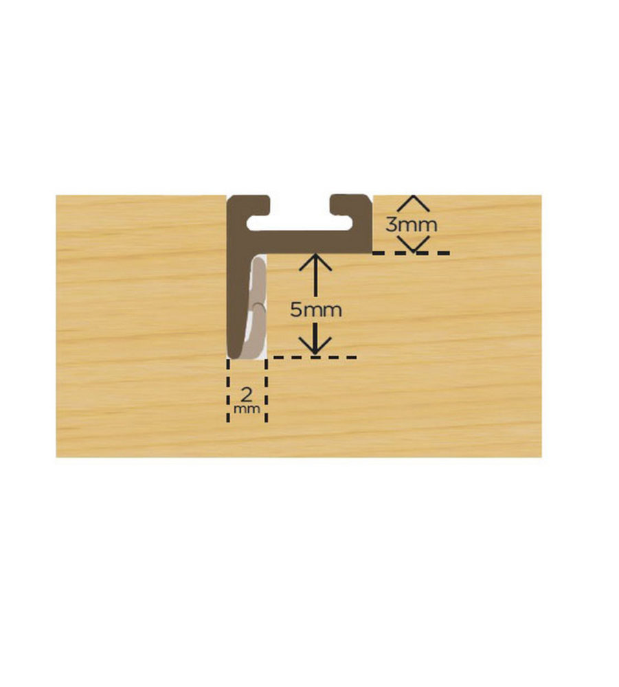 Offset Leg Carrier Only White 2.1m