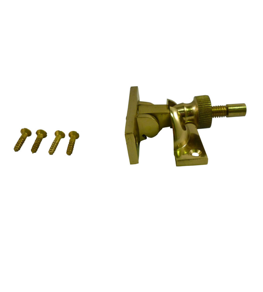 185 Brighton Fastener Small Non Locking Polished Brass - Image 2