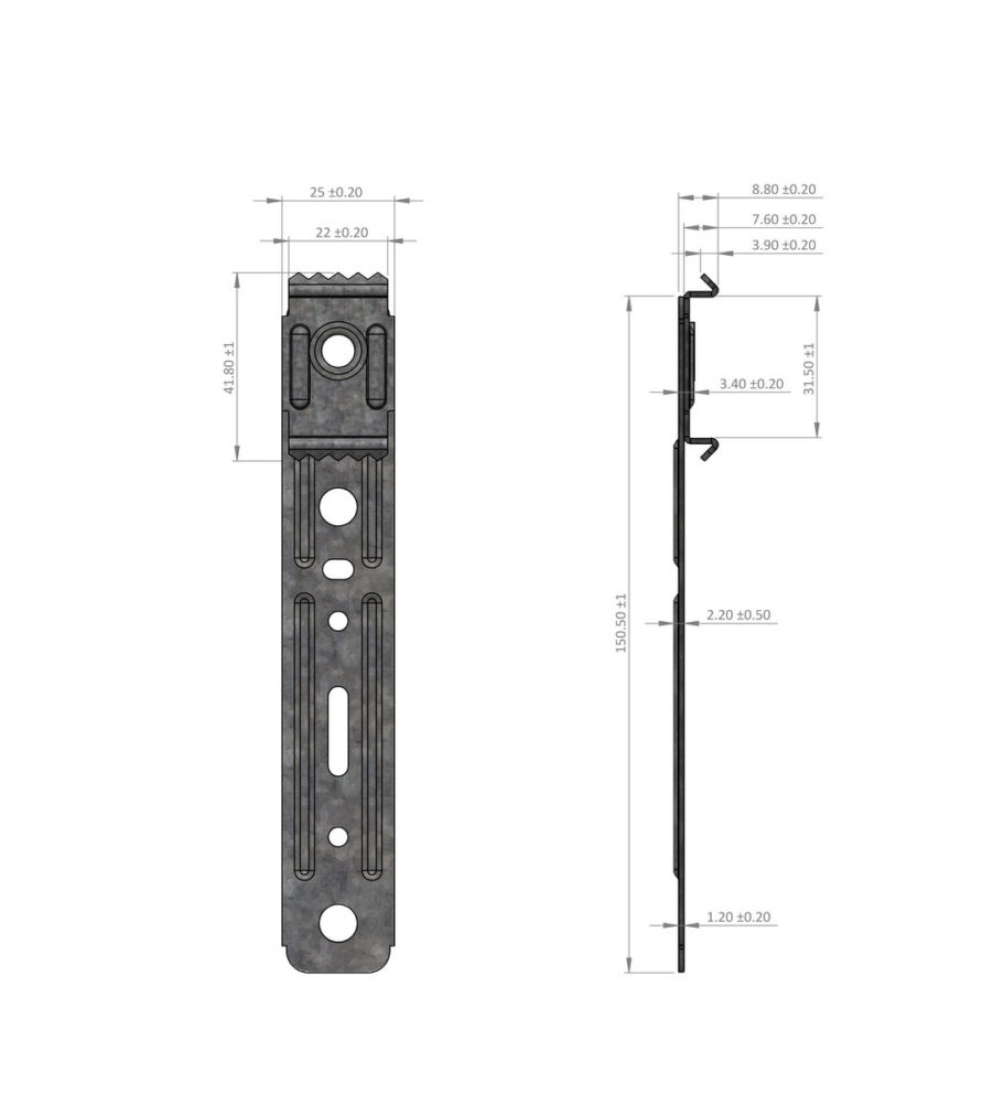 Veka 70mm Window Fixing Clips (Box of 250) - Image 4