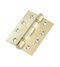 Zoo Ball Bearing Door Hinge Grade 13 102 x 76 x 3 PVD Brass Square End (Pair)-0