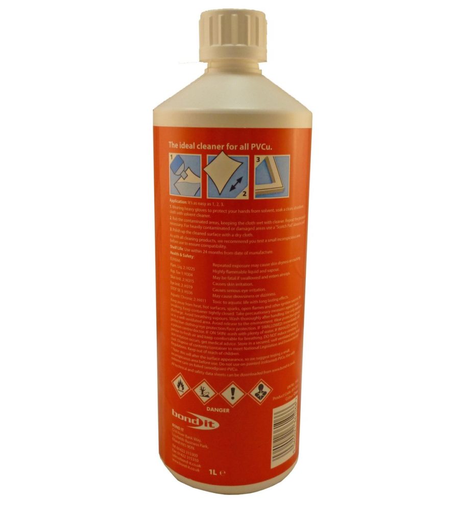 Bond It PVCU Fast Acting Solvent Cleaner 1 Litre - Image 2