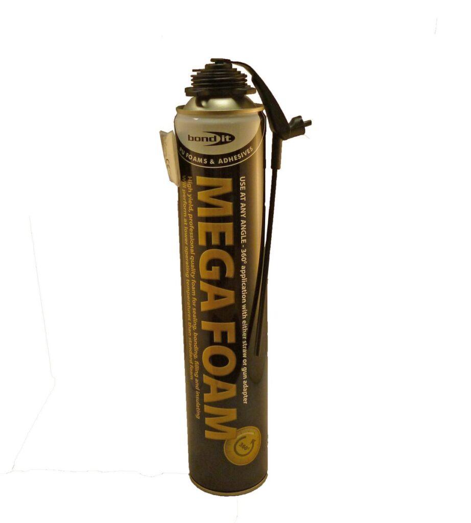 Bond It Megafoam PU Expanding Foam Gun/Aerosol 750ml Beige Sealco