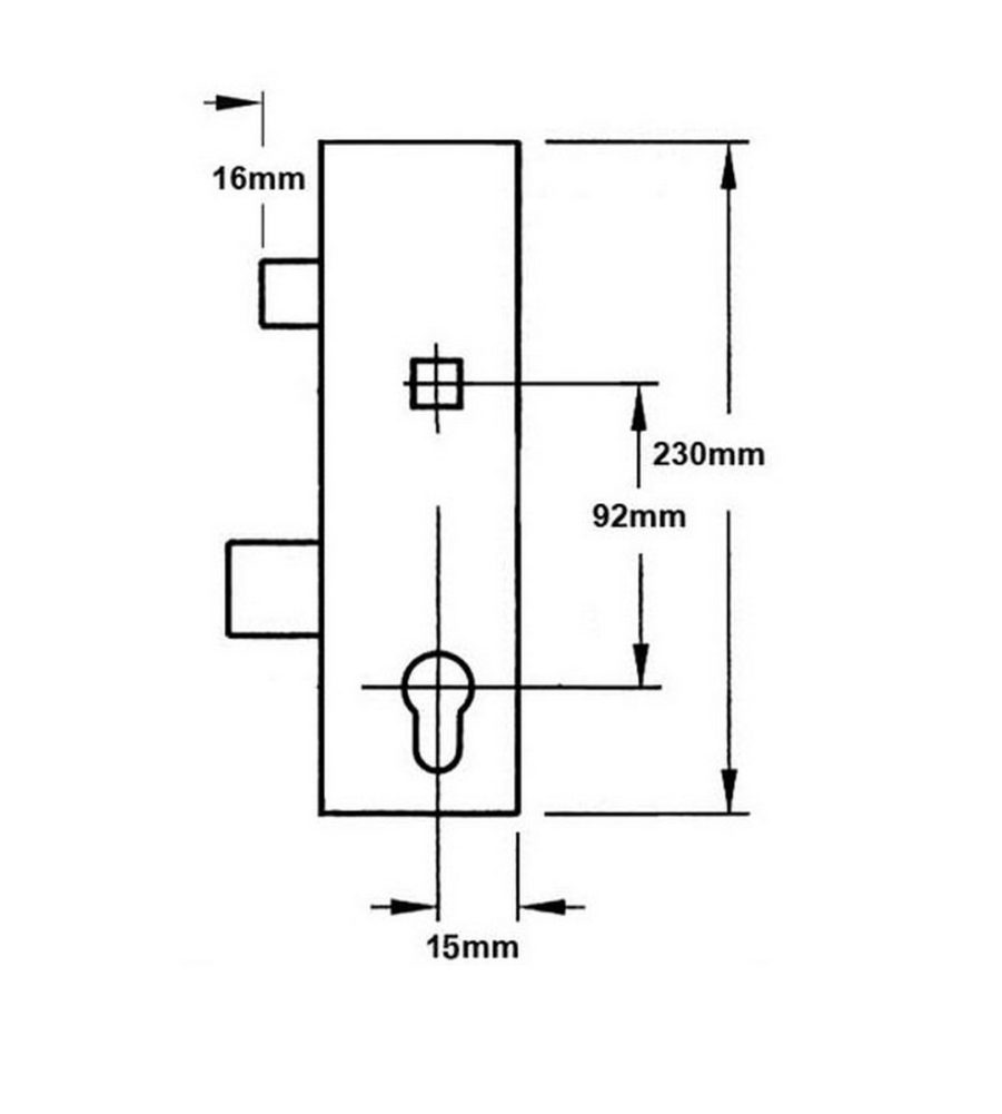 Lockmaster 45mm Single Spindle Replacement Gearbox - Image 4