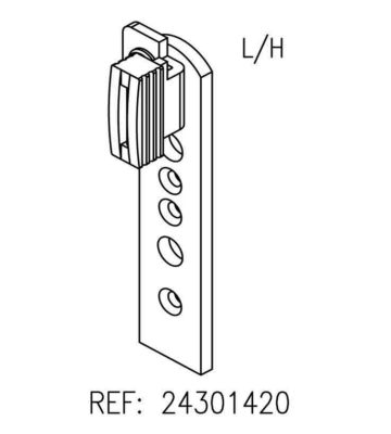 Yale Type B Top-glider Left Hand To Suit Top Turn Window Hinges (EACH)