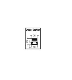 Nico 400mm Egress Easyclean Friction Hinge (pair) 13mm Stack - Image 4