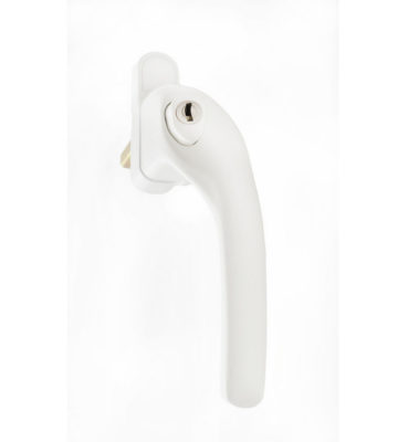 Endurance White Right Hand Window Handle 40mm Spindle