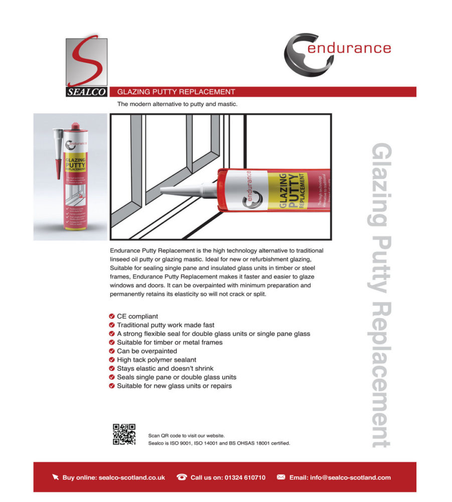 Endurance WHITE Glazing Putty Replacement 310ml - Image 3