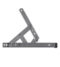 Adaptable Friction Stay 200mm Top Hung 13/17mm Stack
