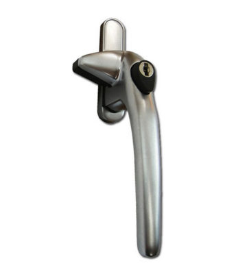 Adjustable Cockspur Window Handle Right Hand Silver