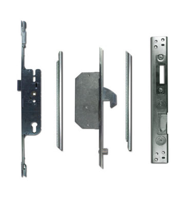Adjustable Multipoint Lock 35/92 2 Hook / 2 Roller 16mm Faceplate