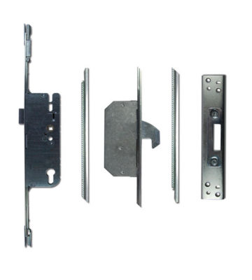 Adjustable Timber Multipoint Lock 45/92 2 Hook 20mm Faceplate