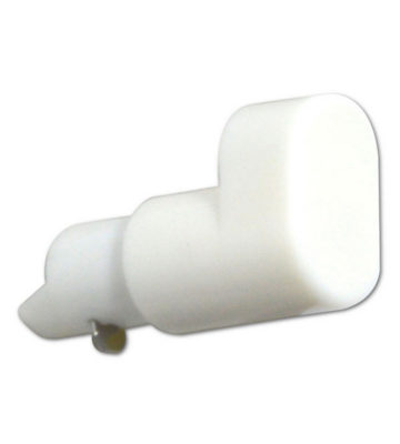 Replacement Window Handle Espag Button White