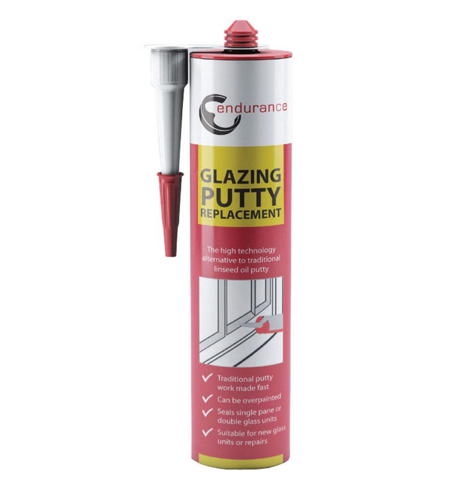 Endurance BLACK Glazing Putty Replacement 310ml Sealco Scotland