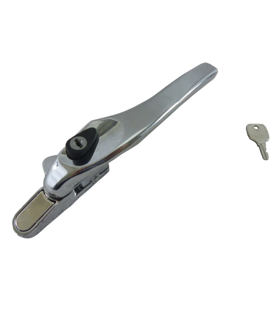 Sealco Timber Cockspur Window Handle Locking Polished Chrome Left Hand - Image 3