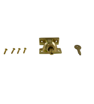 161L Brighton Fastener Locking Polished Brass