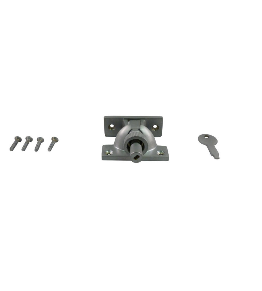 161L Brighton Fastener Locking Satin Chrome