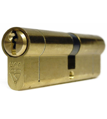 UAP Anti Snap Keyed Alike 45/55 Brass Euro Profile Cylinder (pair)
