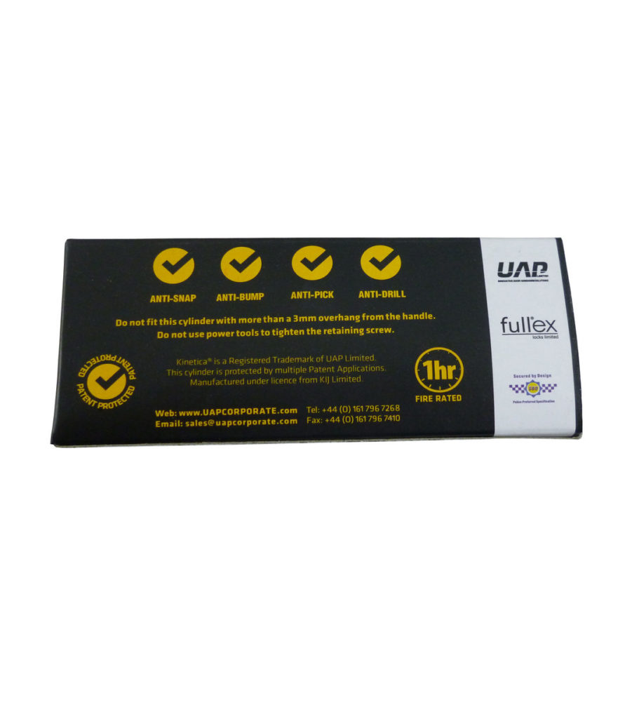 UAP KIN45T/45BAS 50 Turn/50 Brass 3 Star Turn Cylinder - Image 2