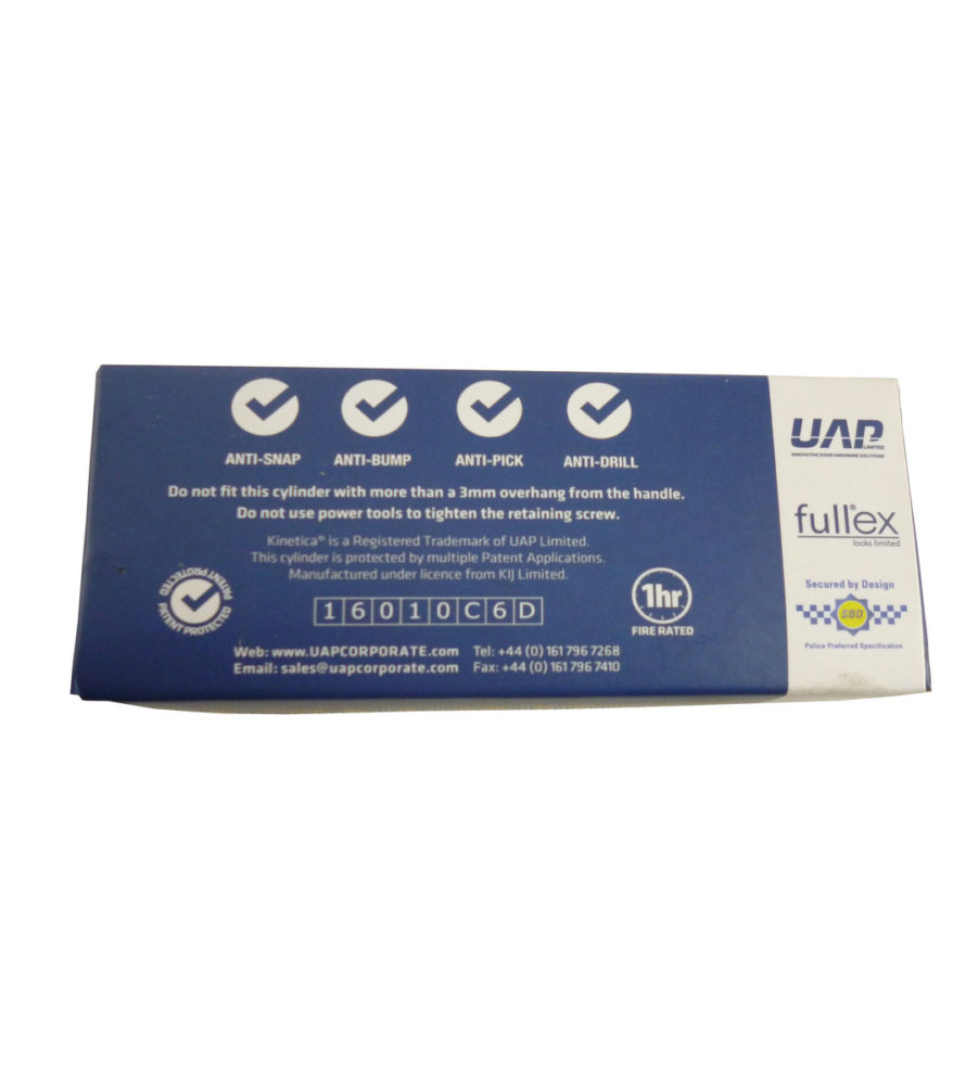 UAP KIN45/45CAS 50/50 Chrome 3 Star Cylinder - Image 2