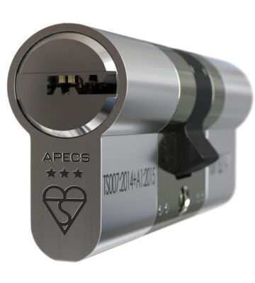APECS AP TS007 45/45 Nickle 3 Star Security Cylinder