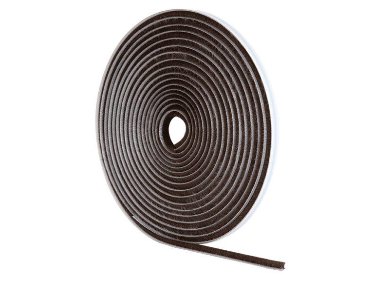 Stormguard Brown SelfAdhesive Brush Pile Draught Excluder 10M Sealco Scotland