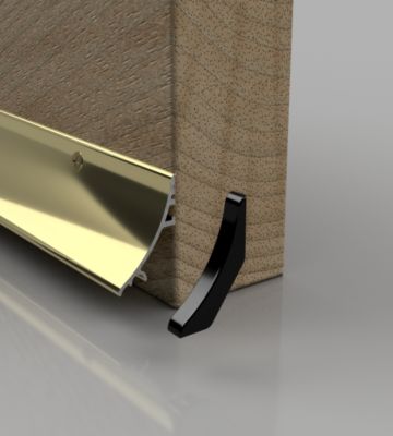 Stormguard Gold Aluminium Rain Deflector