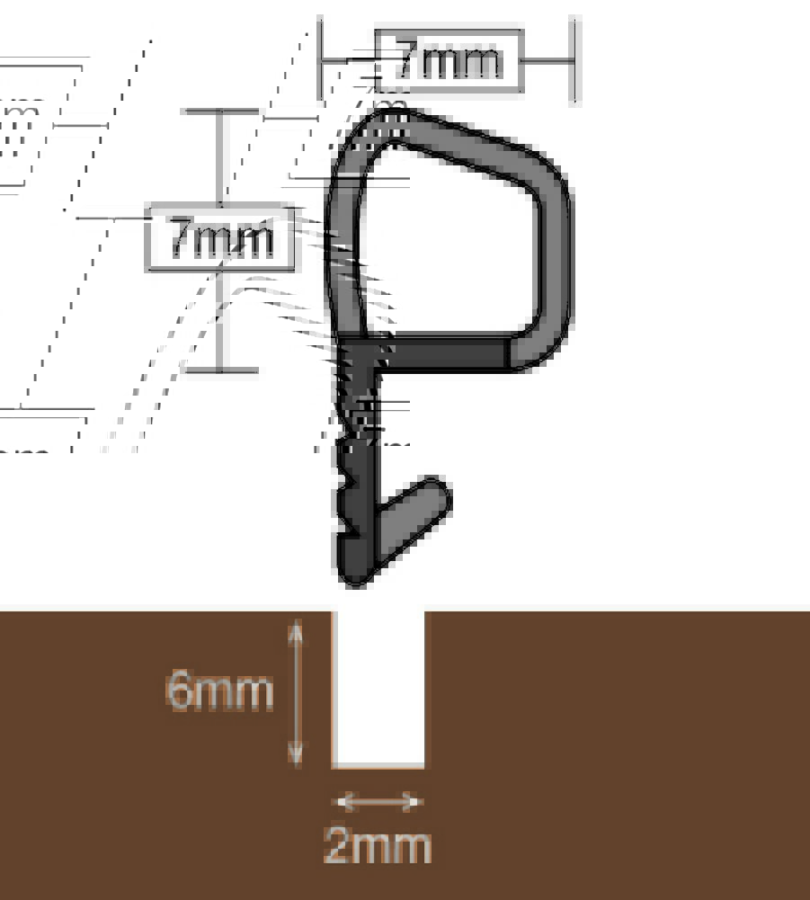 Stormguard Brown Universal Joinery Replacement Seal 20M - Image 2
