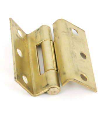 From The Anvil Self  Coloured Brass 2.5″ Stormproof Hinges (pair)