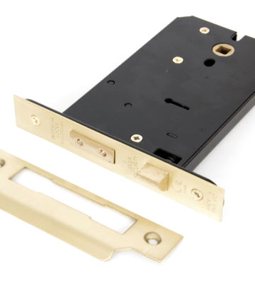 From The Anvil Polished Brass 5 Lever Horizontal Sash Lock