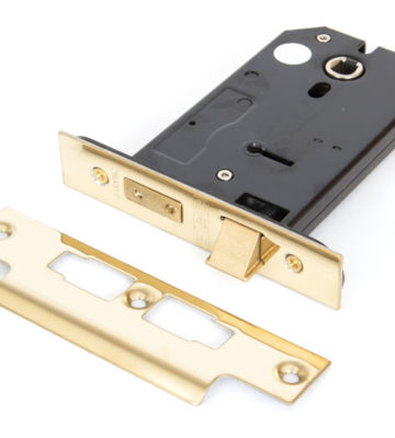 From The Anvil Brass 5″ 3 Lever Horizontal Lock