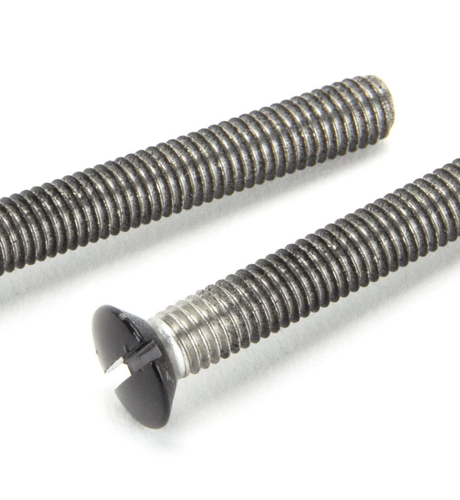 Black SS Countersunk Raised Head Espag. Bolts - 5 x 40mm