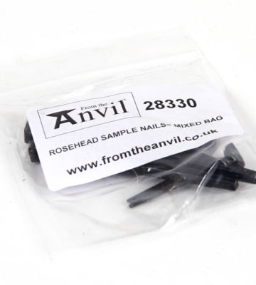 From The Anvil Rosehead Nails Sample Bag – Black Oxide