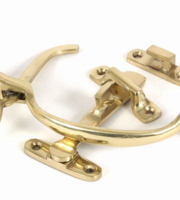 From The Anvil Polished Brass Sufolk Latch Set