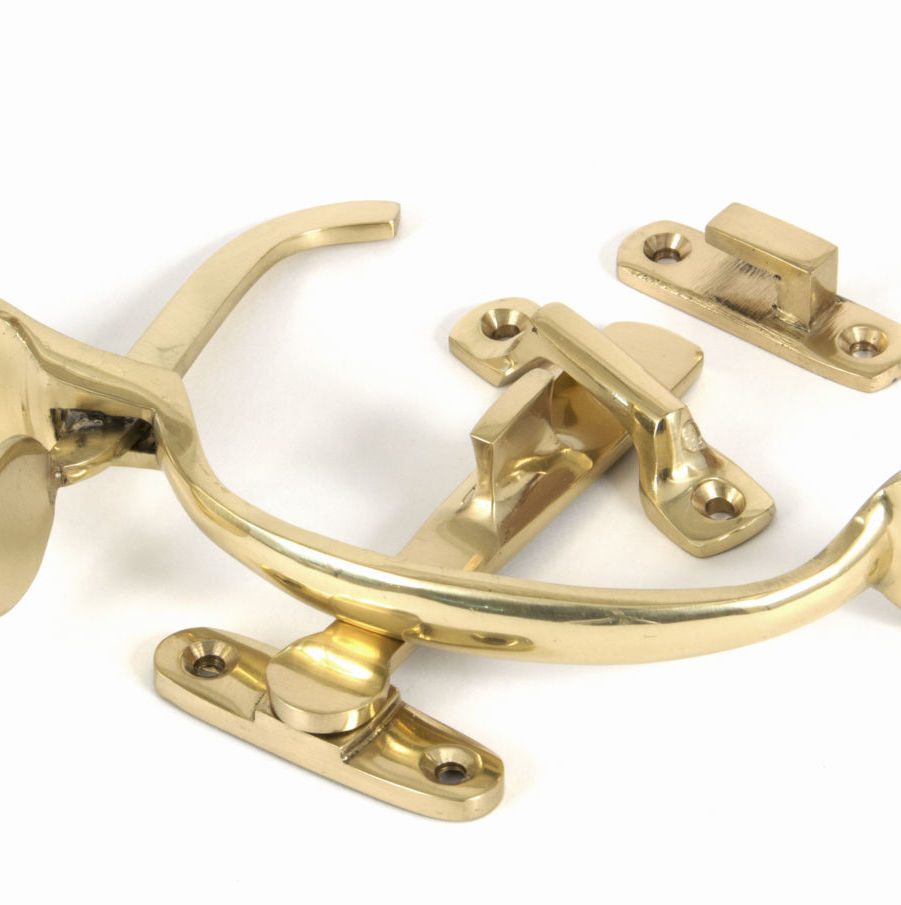 From The Anvil Polished Brass Sufolk Latch Set