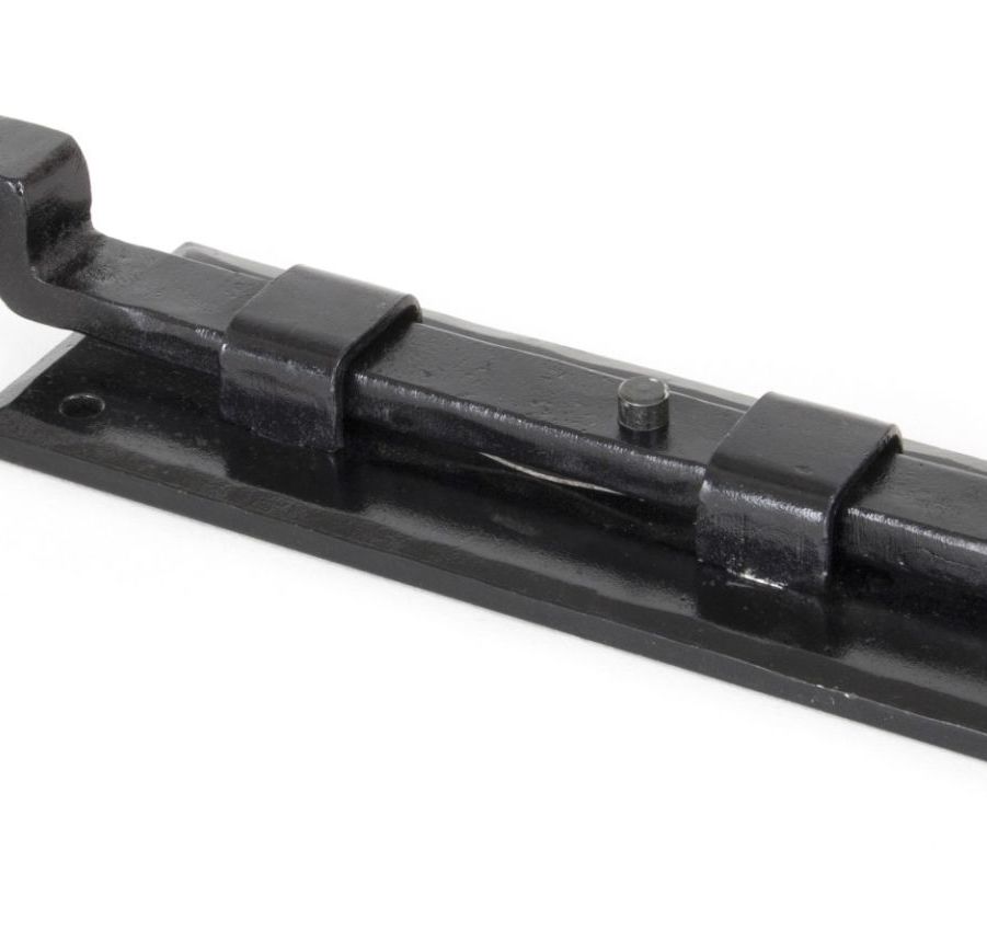From The Anvil Black 6" Cranked Door Bolt