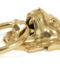 From The Anvil Lion's Head Door Knocker - Polished Brass