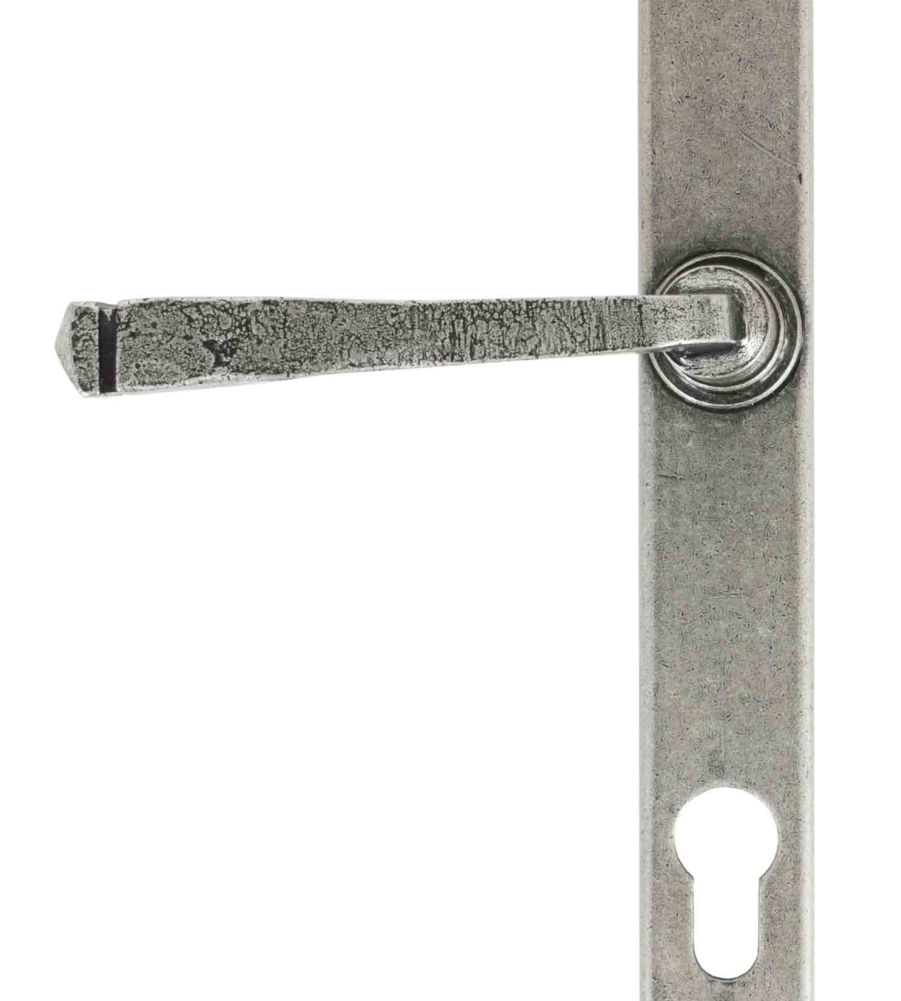 From The Anvil Avon Slimline Lever Espag. Lock Set - Pewter Patina