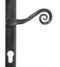 From The Anvil Black Monkeytail Slimline Lever Espag. Lock Set - RH