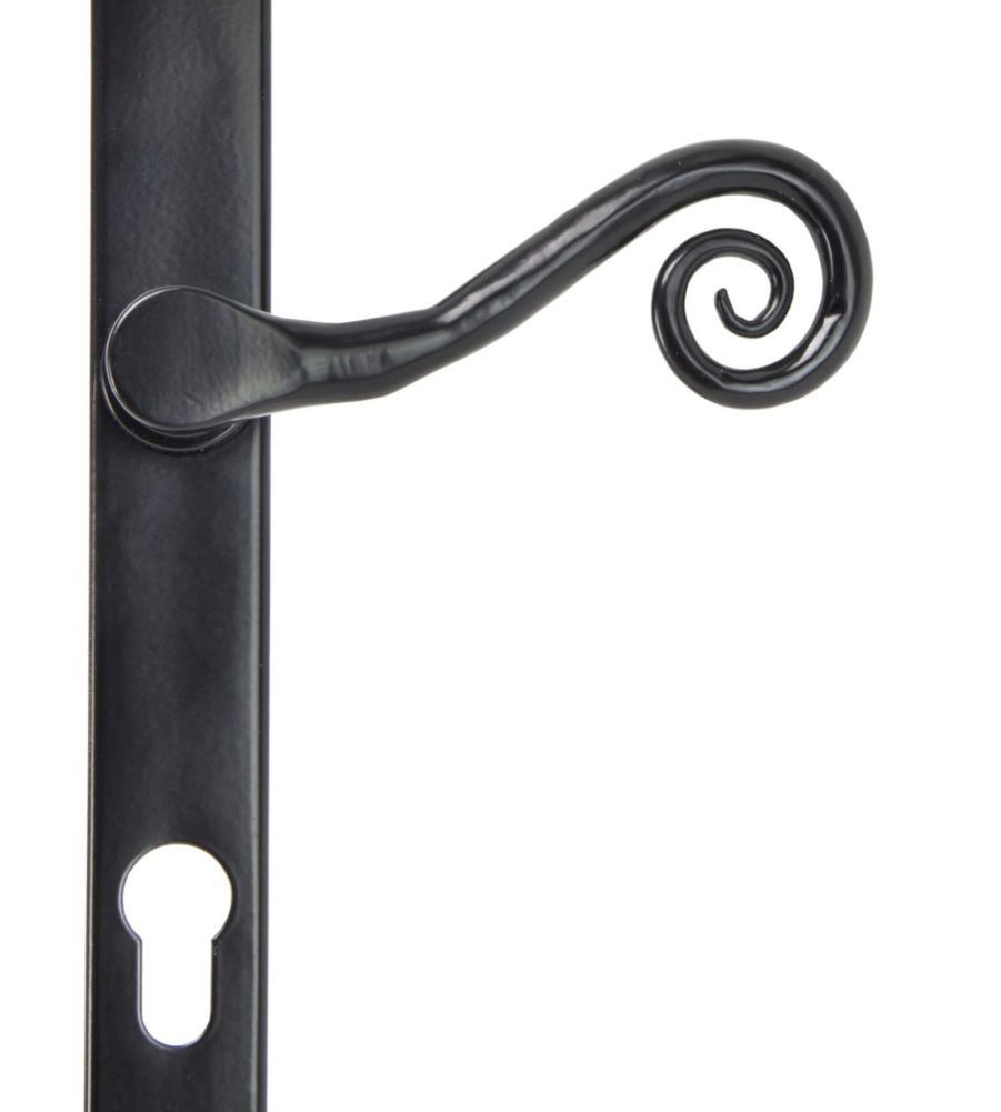 From The Anvil Black Monkeytail Slimline Lever Espag. Lock Set - RH