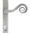 From The Anvil Pewter Patina Monkeytail Slimline Lever Espag. Lock Set - RH