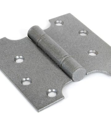 From The Anvil Pewter 4″ x 2” x 4″ Ball Bearing Parliament Hinge (pair)