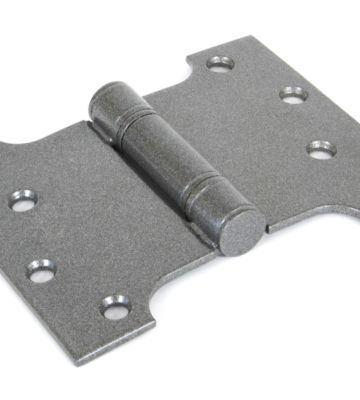 From The Anvil Pewter 4” X 3″ X 5″ Ball Bearing Parliament Hinge (pair)