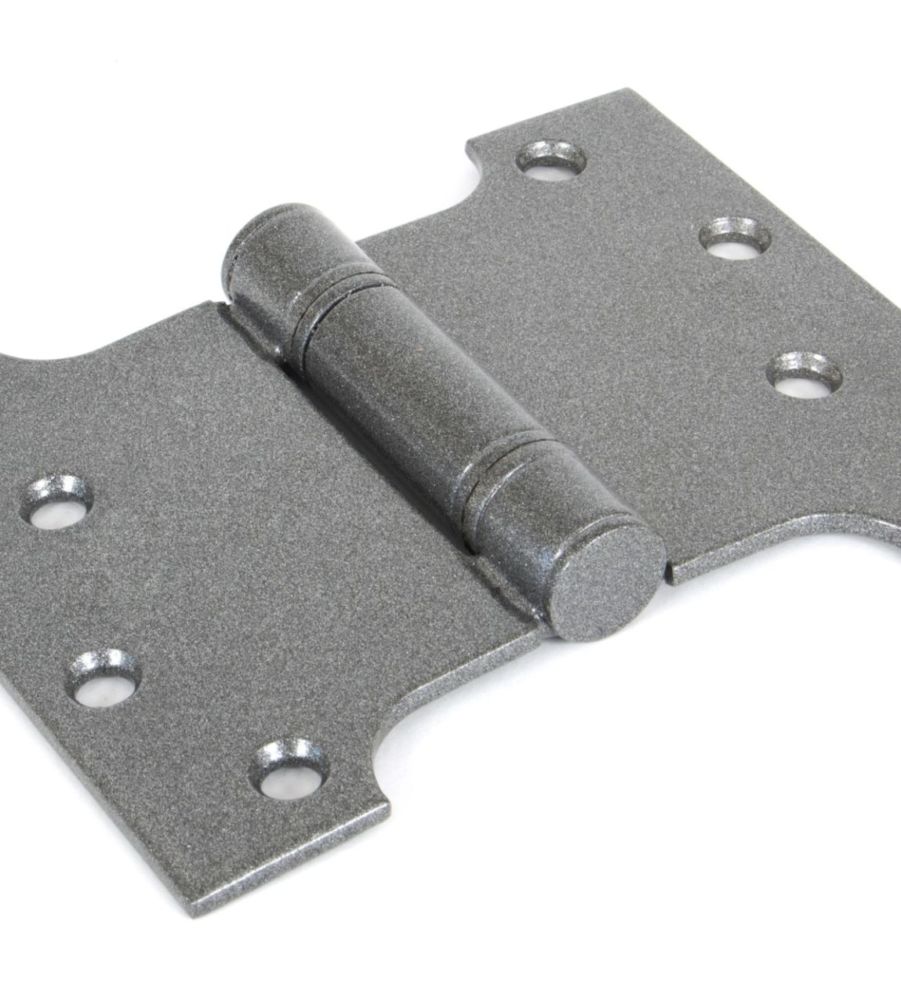 From The Anvil Pewter 4'' x 3" x 5" Ball Bearing Parliament Hinge (pair)