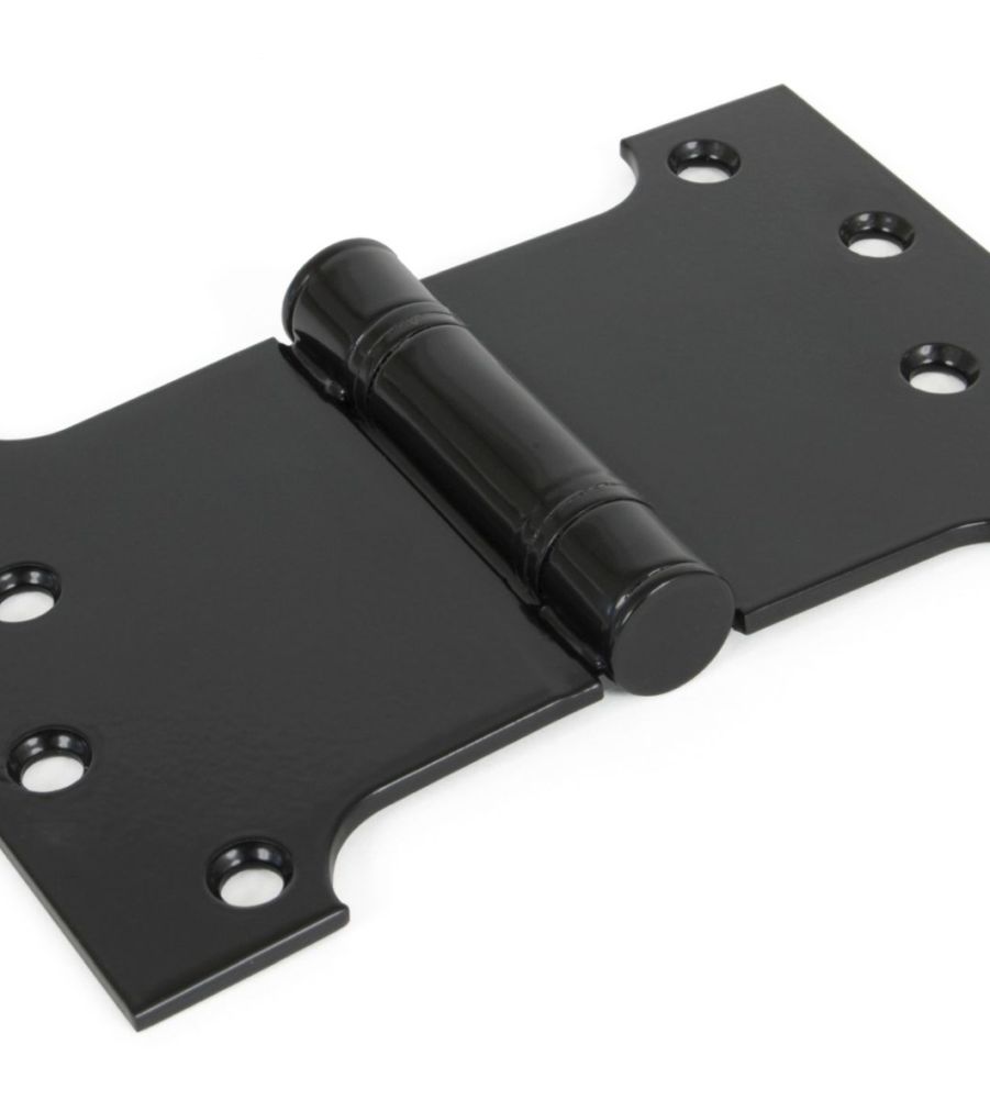 From The Anvil Black 4'' x 4" x 6" Ball Bearing Parliament Hinge (pair)