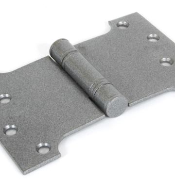 From The Anvil Pewter 4” X 4″ X 6″ Ball Bearing Parliament Hinge (pair)
