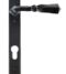 From The Anvil Black Narrow Lever Espag. Lock Set