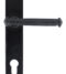 From The Anvil Black Tudor Lever Espag. Lock Set