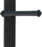 From The Anvil Black Tudor Lever Latch Set