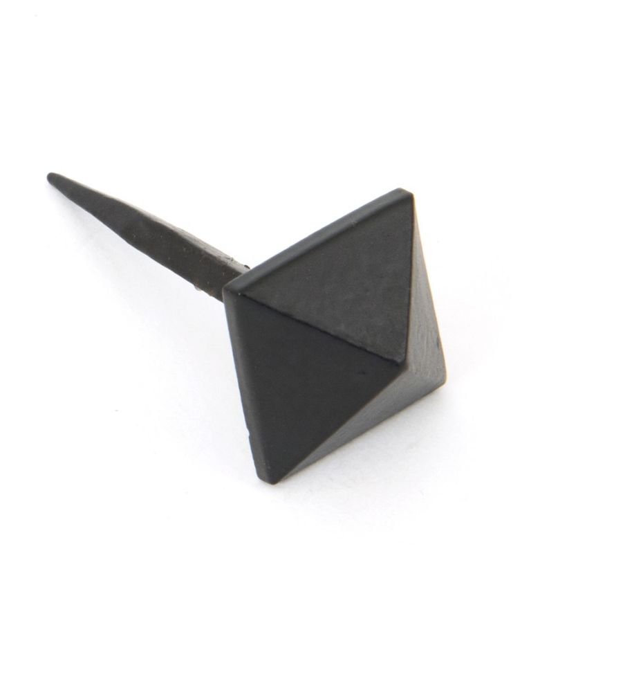 From The Anvil Black Pyramid Door Stud - Small